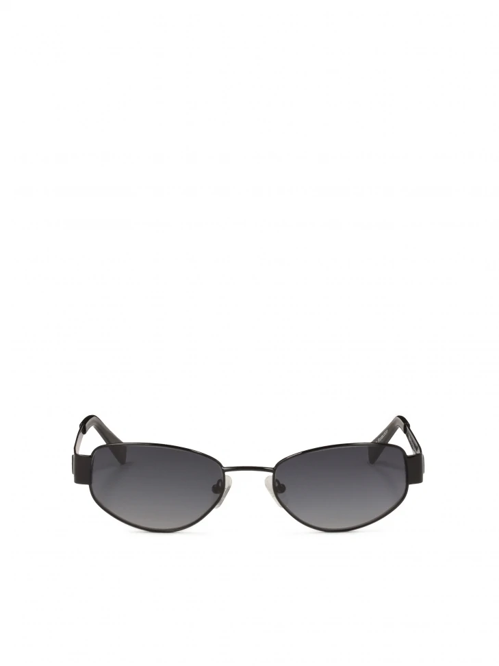 kazar Black glasses with metal frame