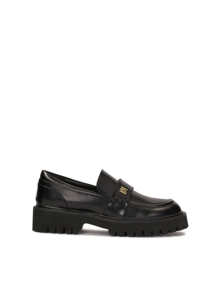 kazar Black grain leather shoes