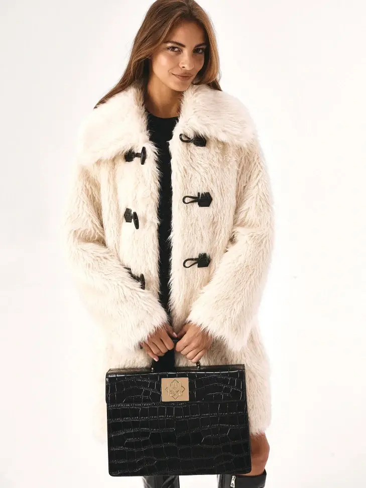 Kazar Black Handbag In The Form Of A Briefcase