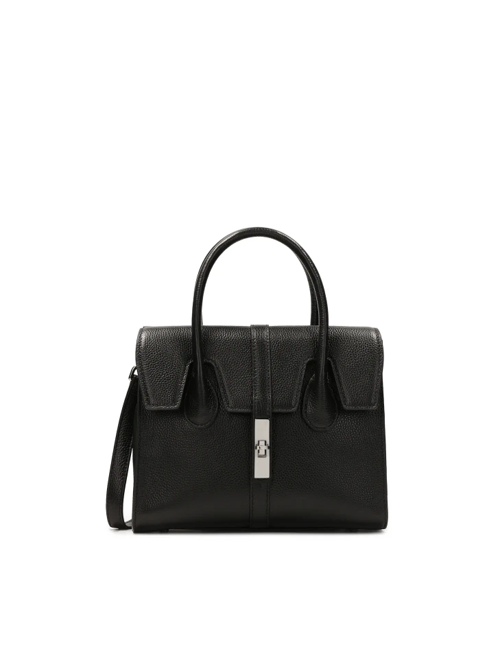 kazar Black handbag in the shape of a trunk