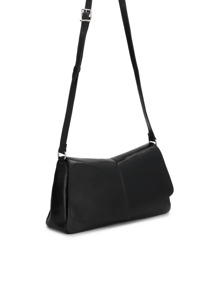 Kazar Black Handbag With Strap