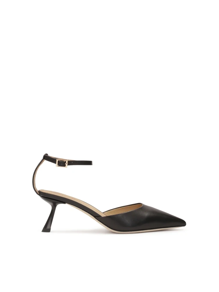 kazar Black heeled pumps with cut-out upper