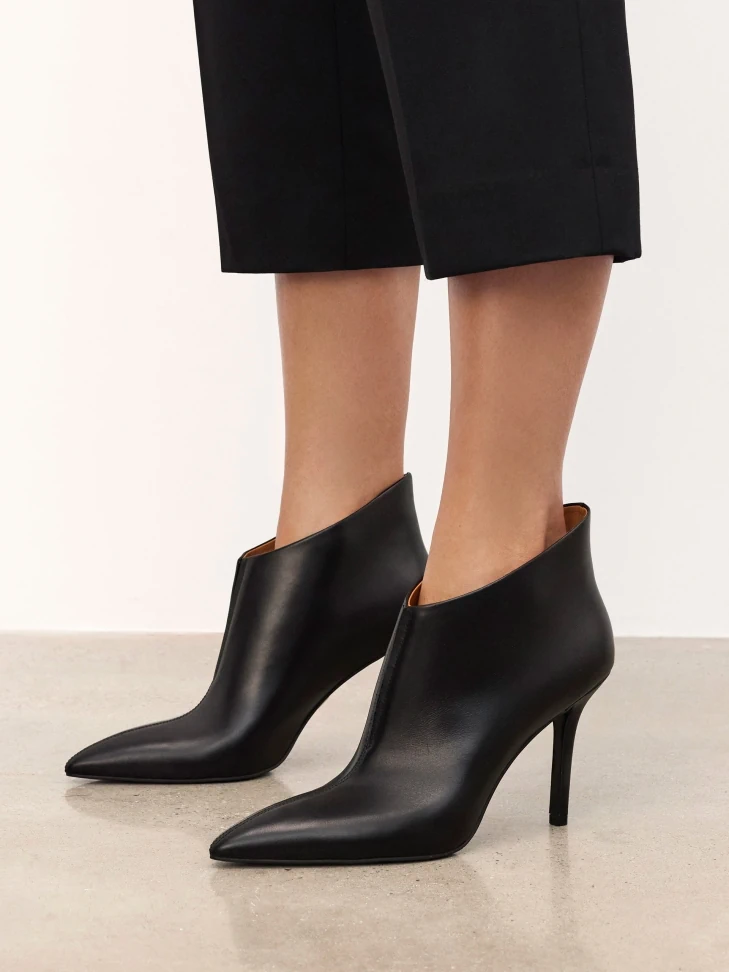 Kazar Black High Stiletto Boots