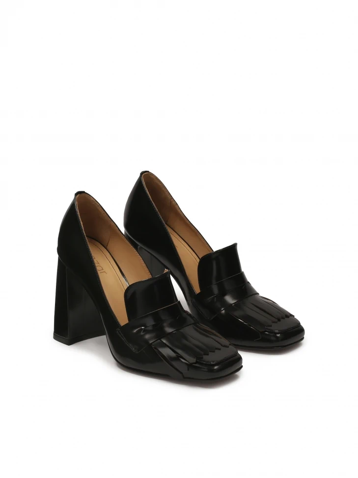 Kazar Black High-top Pumps