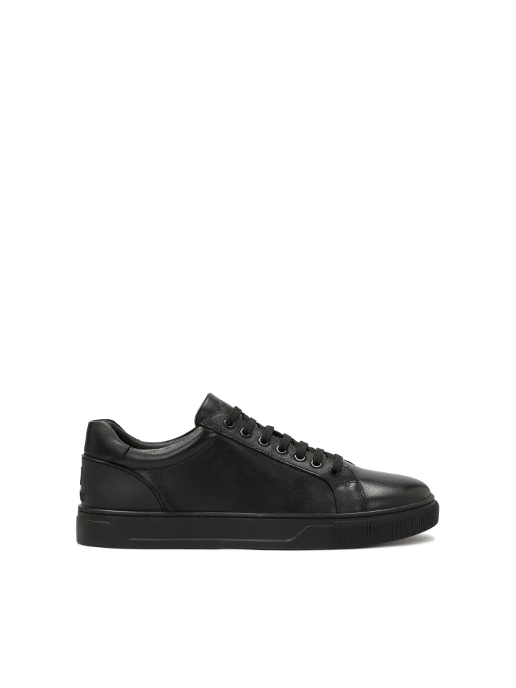 kazar Black lace-up leather sneakers