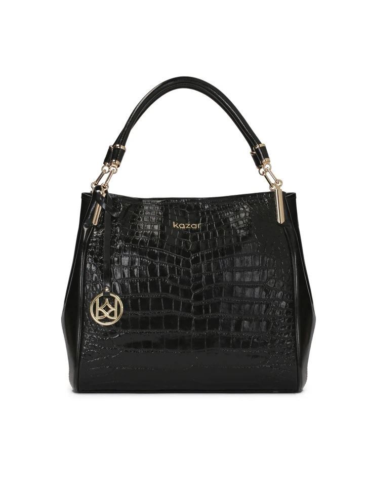 kazar Black large shoulder bag