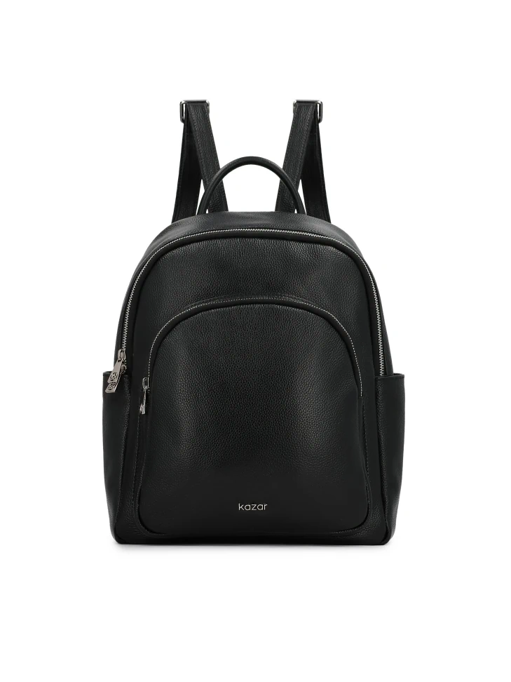kazar Black leather backpack