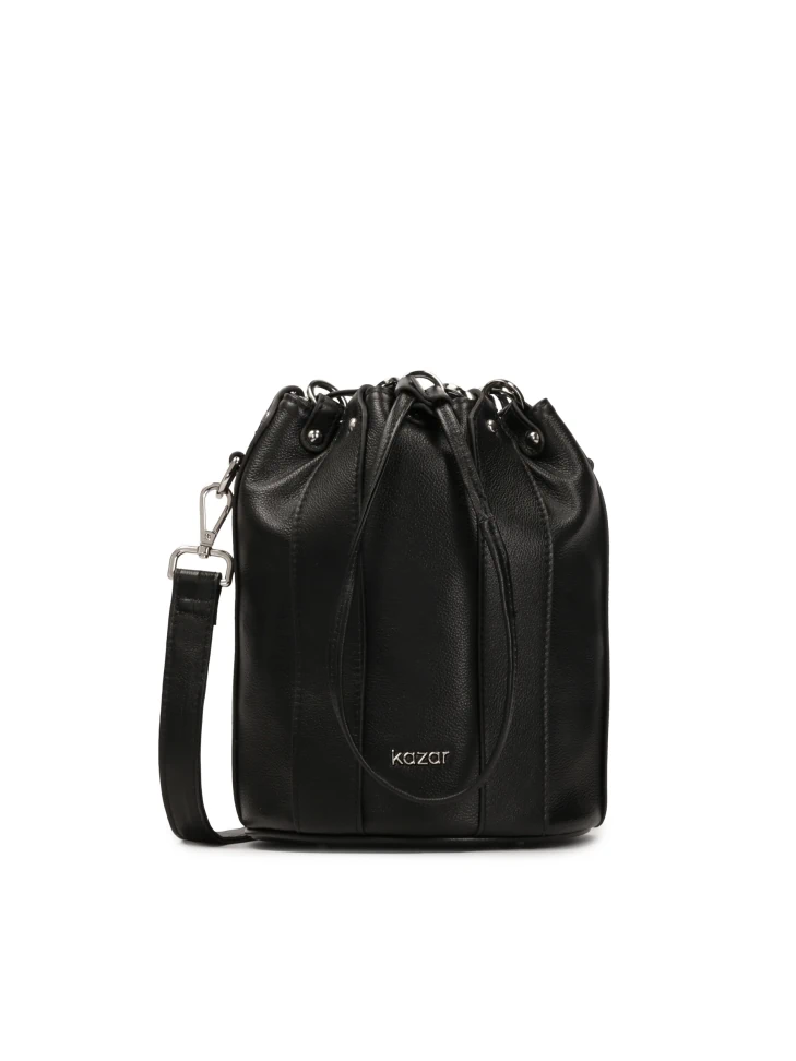 kazar Black leather bag handbag