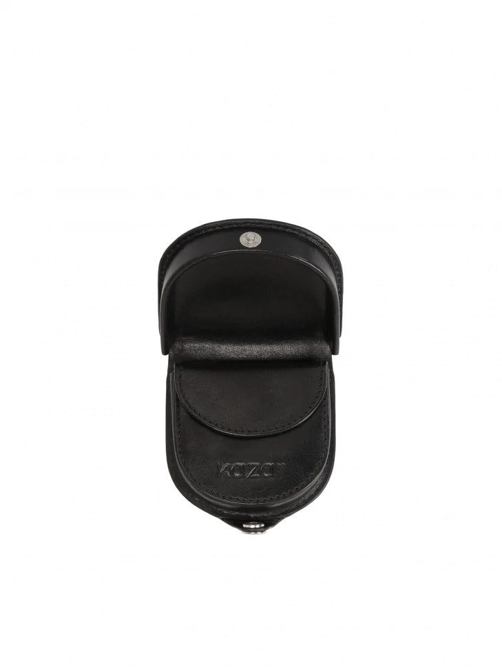 Kazar Black Leather Billfold Wallet