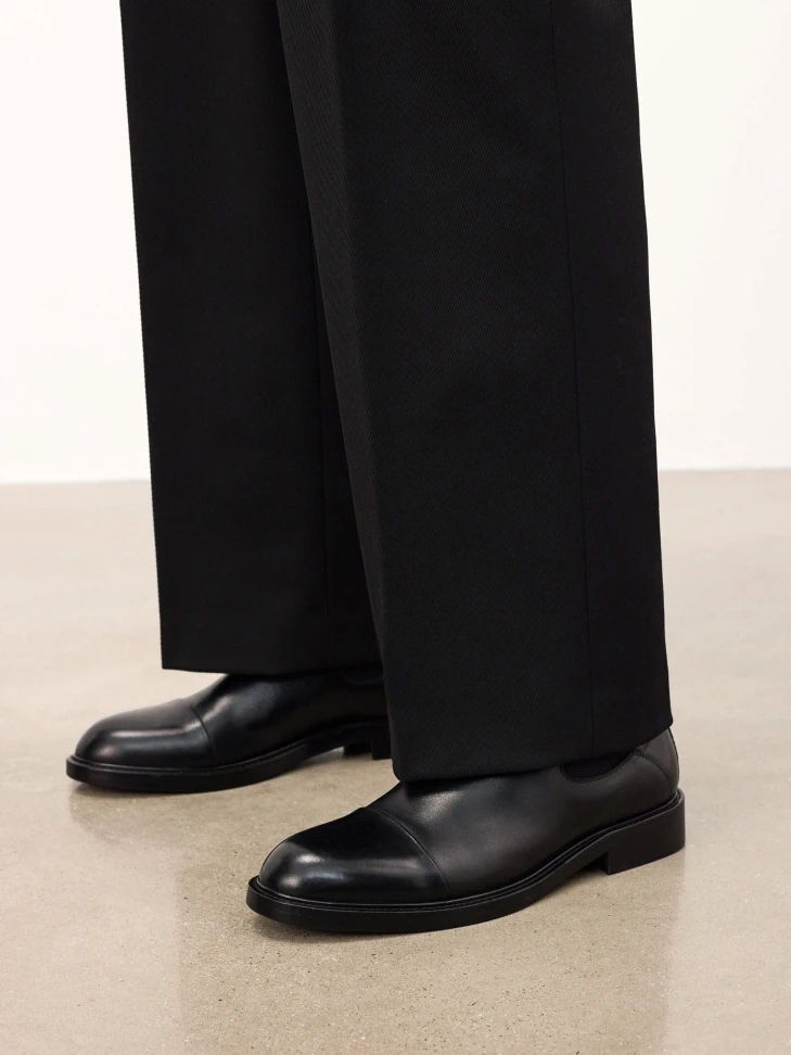 Kazar Black Leather Chelsea Boots