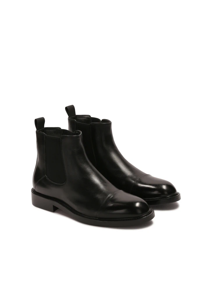 Kazar Black Leather Chelsea Boots