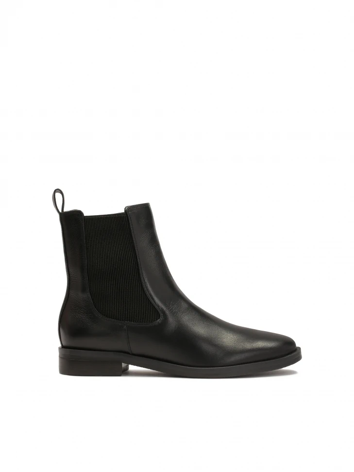 kazar Black leather Chelsea boots