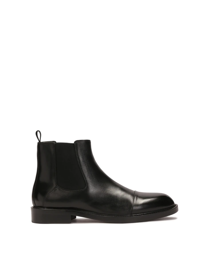 kazar Black leather Chelsea boots
