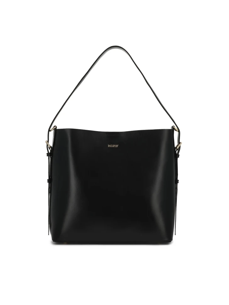 kazar Black leather handbag