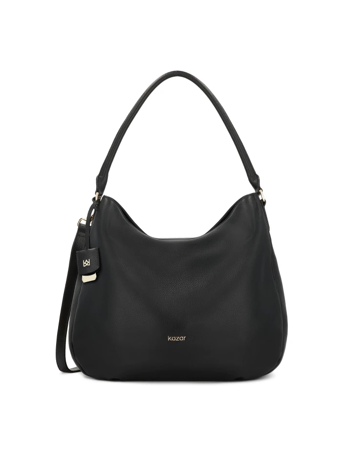 kazar Black leather hobo bag