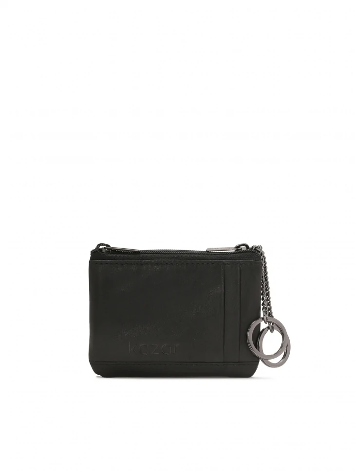 Kazar Black Leather Key Case