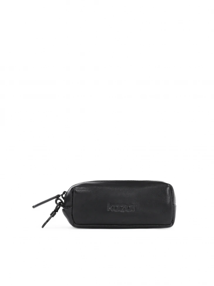 kazar Black leather key case