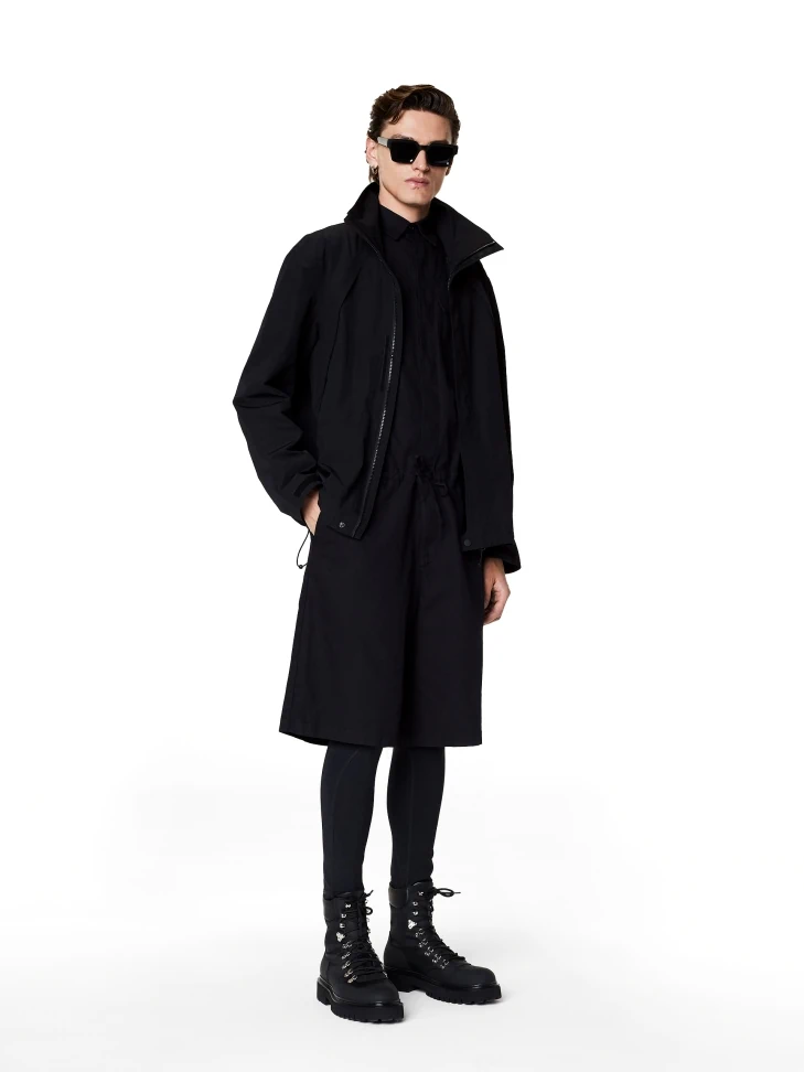 Kazar Black Leather Men's Boots With High Upper