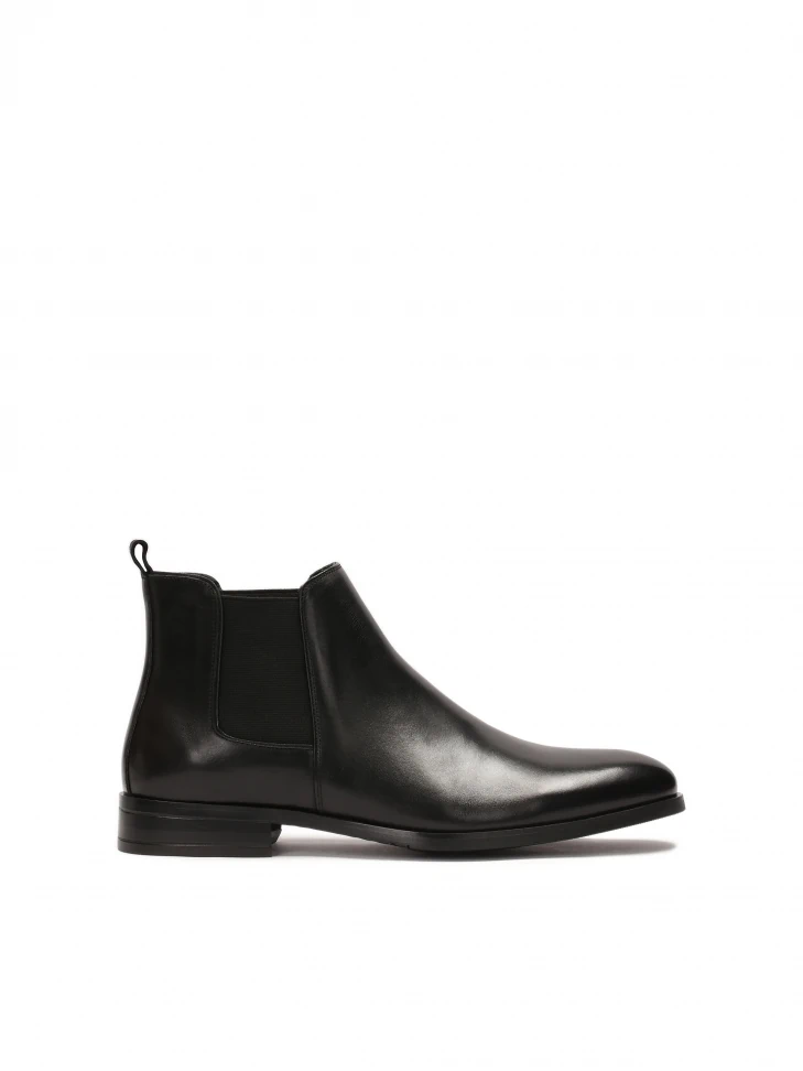 kazar Black leather men's Chelsea boots