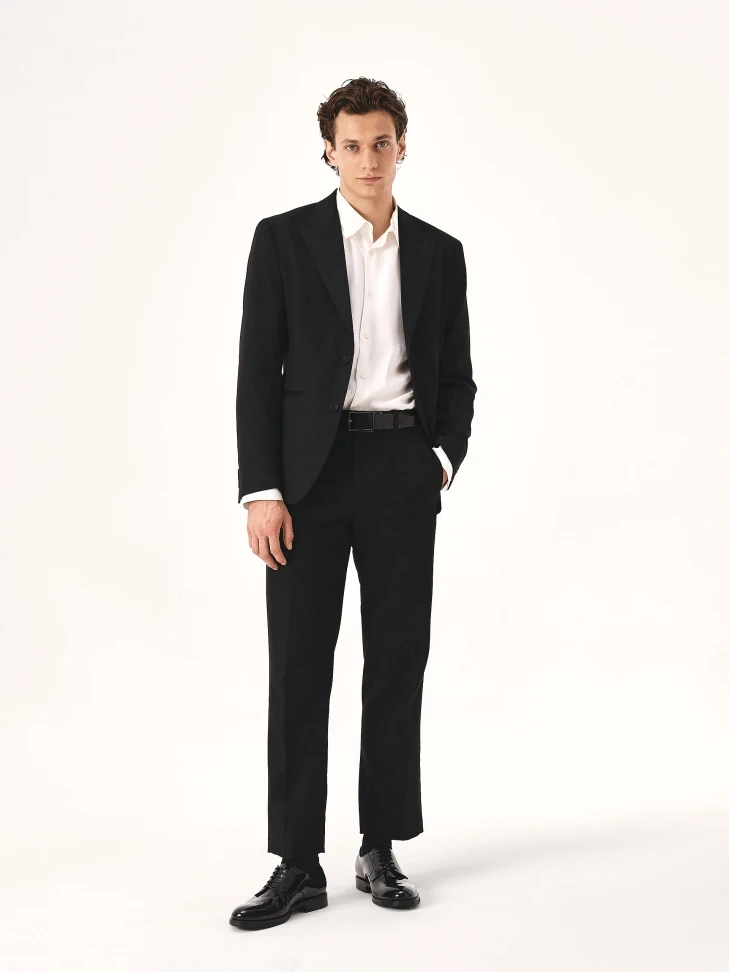 Kazar Black Leather Minimal Shoes