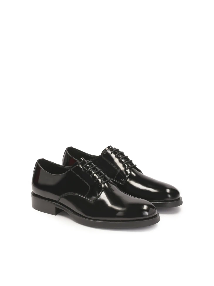 Kazar Black Leather Minimal Shoes