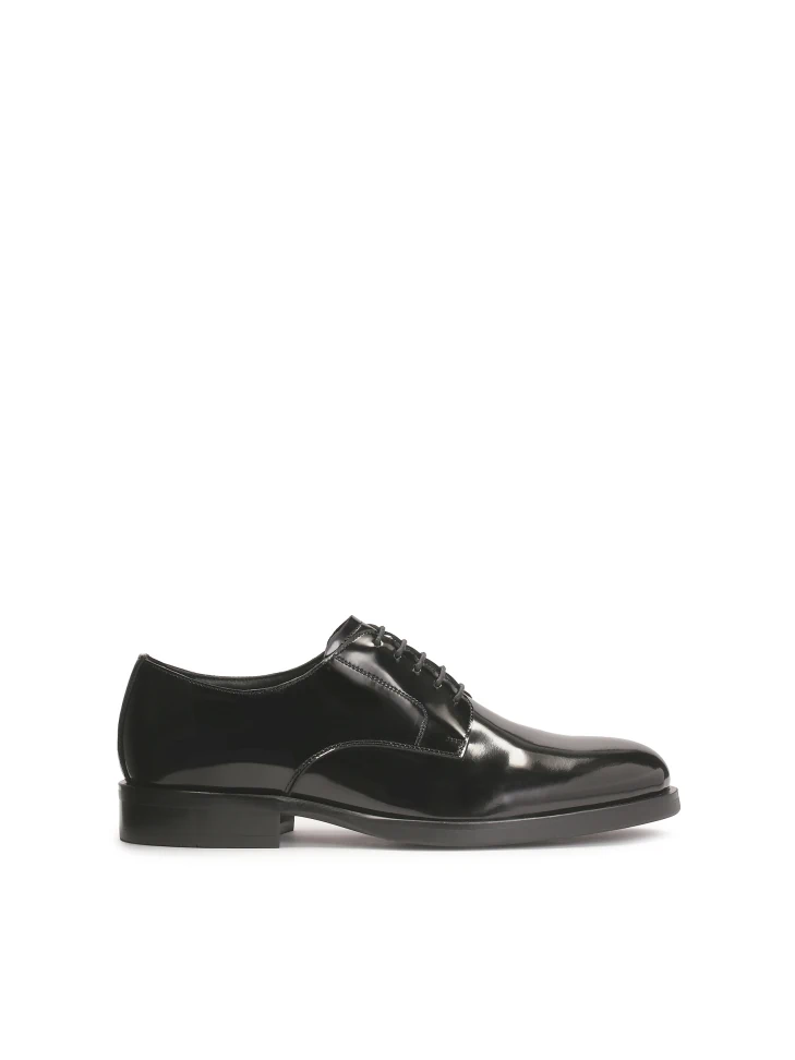 kazar Black leather minimal shoes