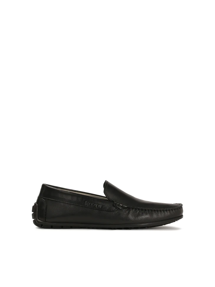 kazar Black leather moccasins