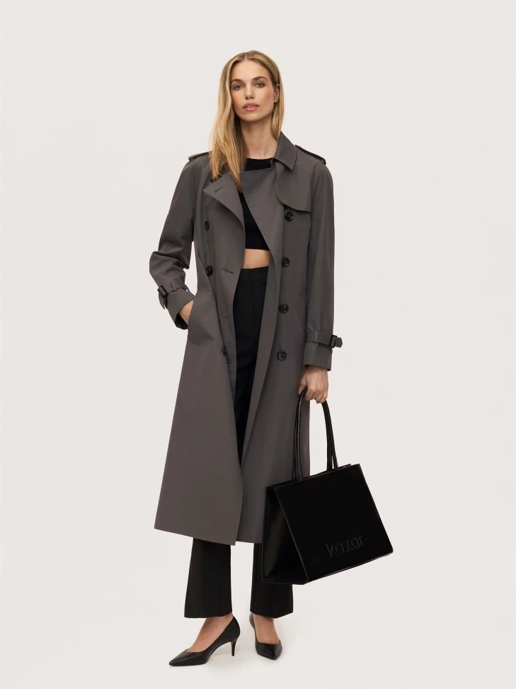 Kazar Black Leather Pumps On A Low Heel