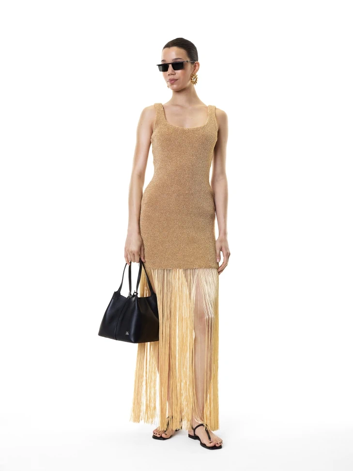 Kazar Black Leather Sandals With Square Toe