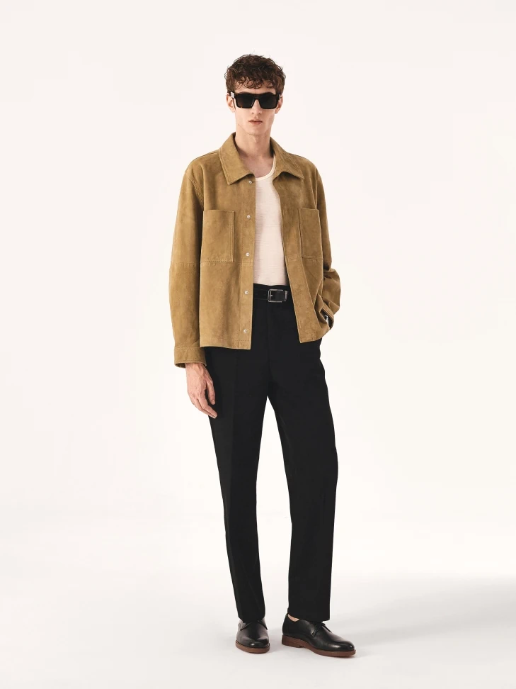 Kazar Black Leather Shoes With Brown Sole