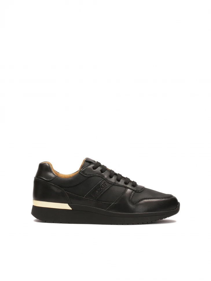 kazar Black leather sneakers