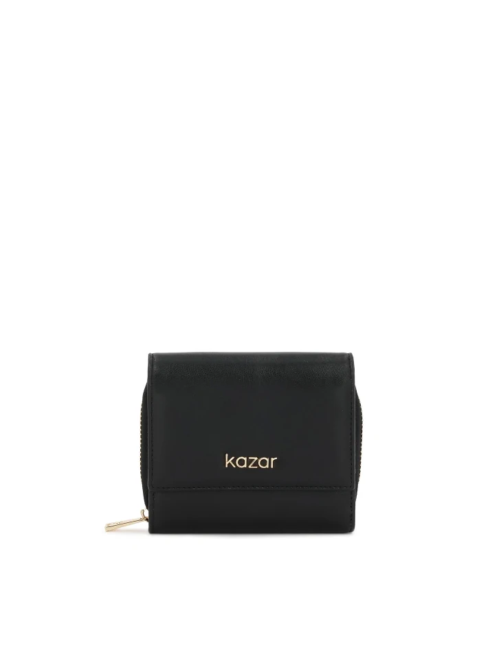 kazar Black leather wallet