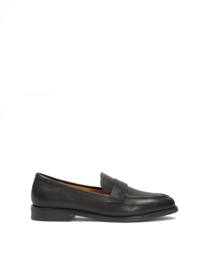 kazar Black loafers in minimal style