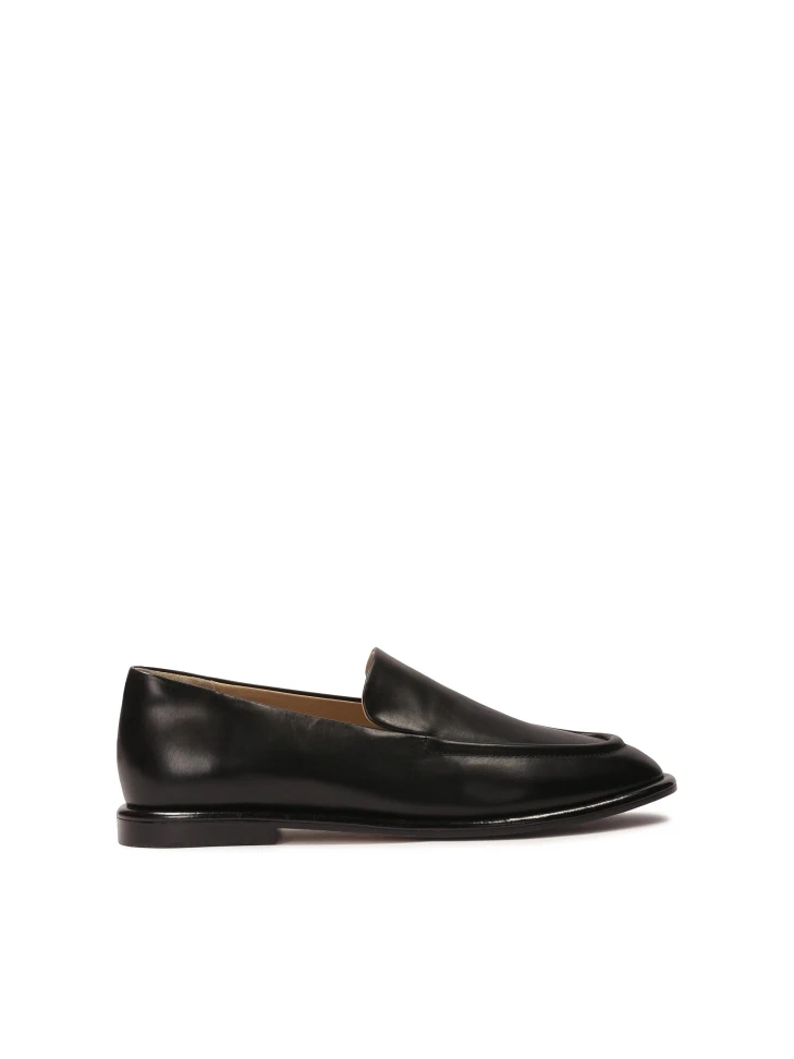 kazar Black loafers made of natural leather