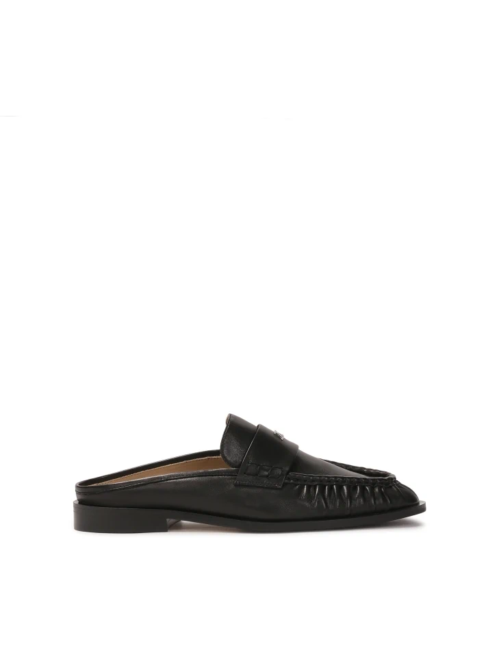kazar Black loafers style mules
