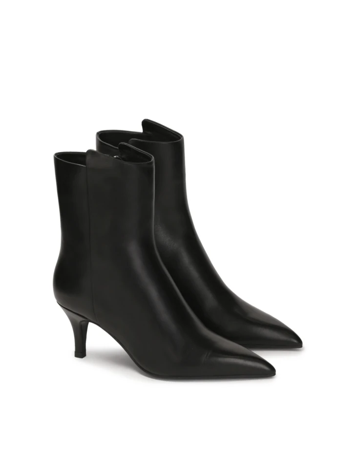 Kazar Black Low-heeled Boots