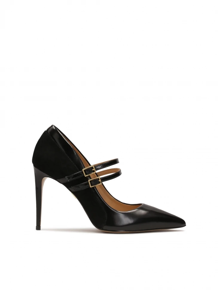 kazar Black Mary Jane pumps