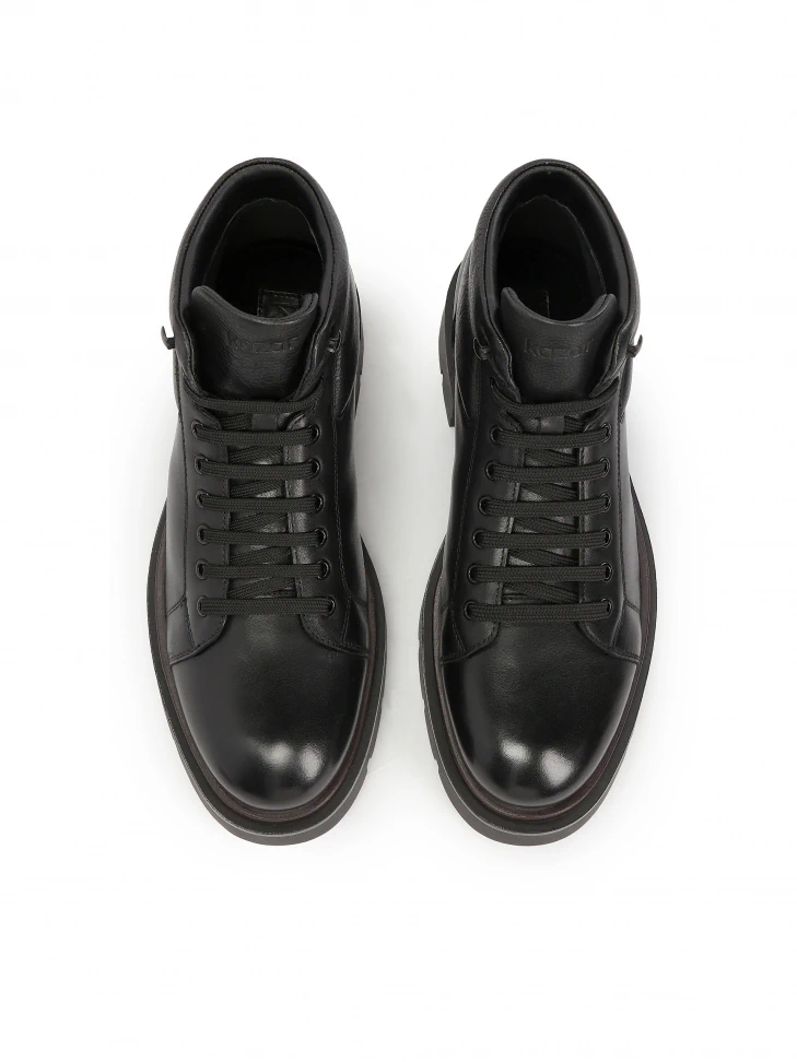 Kazar Black Men's Boots With Low Upper