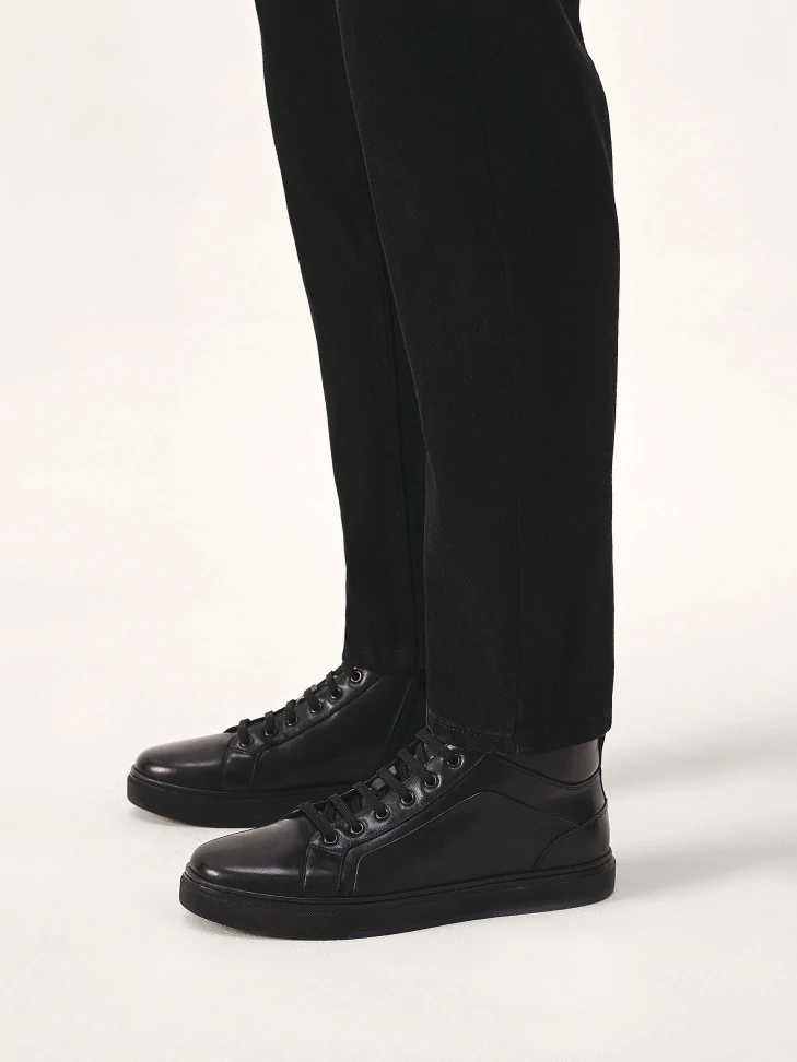 Kazar Black Men's High Top Sneakers