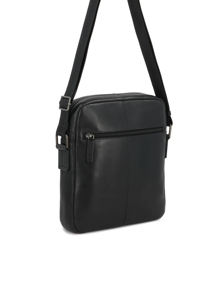 Kazar Black Men's Shoulder Bag