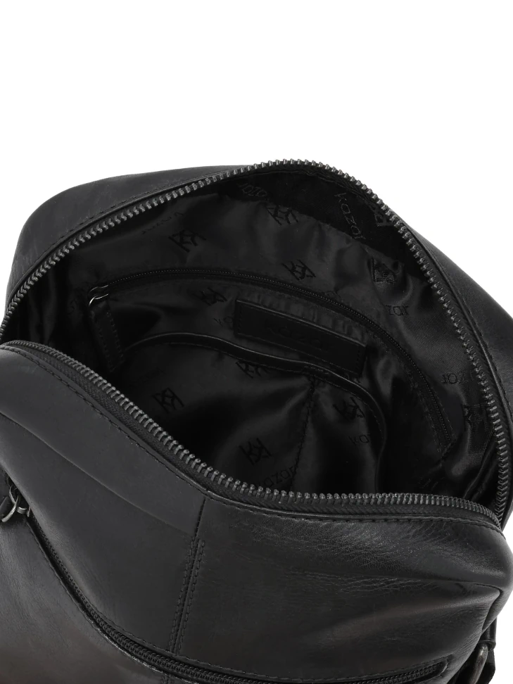 Kazar Black Men's Shoulder Bag