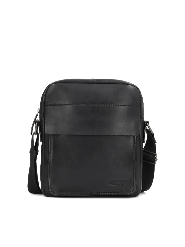 kazar Black men's shoulder bag