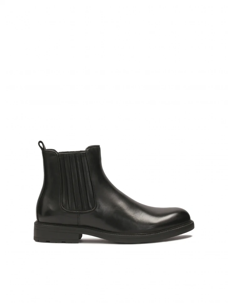 kazar Black minimalist men's Chelsea boots