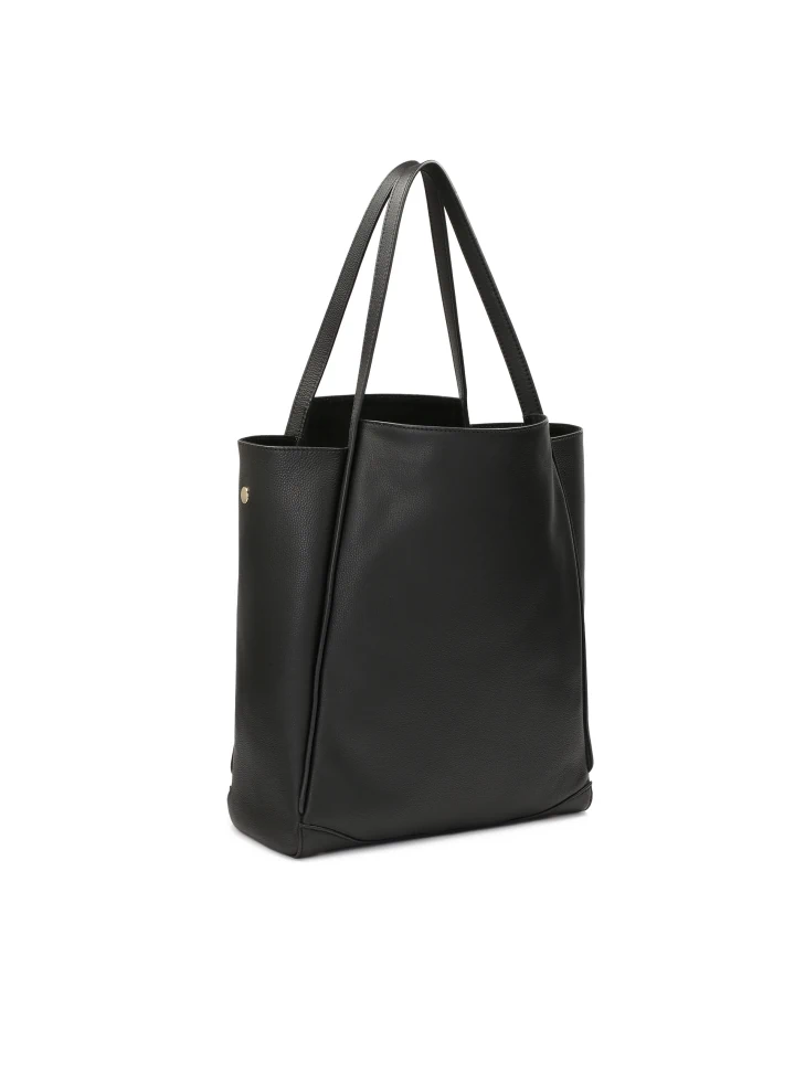 Kazar Black Minimalist Shoulder Bag