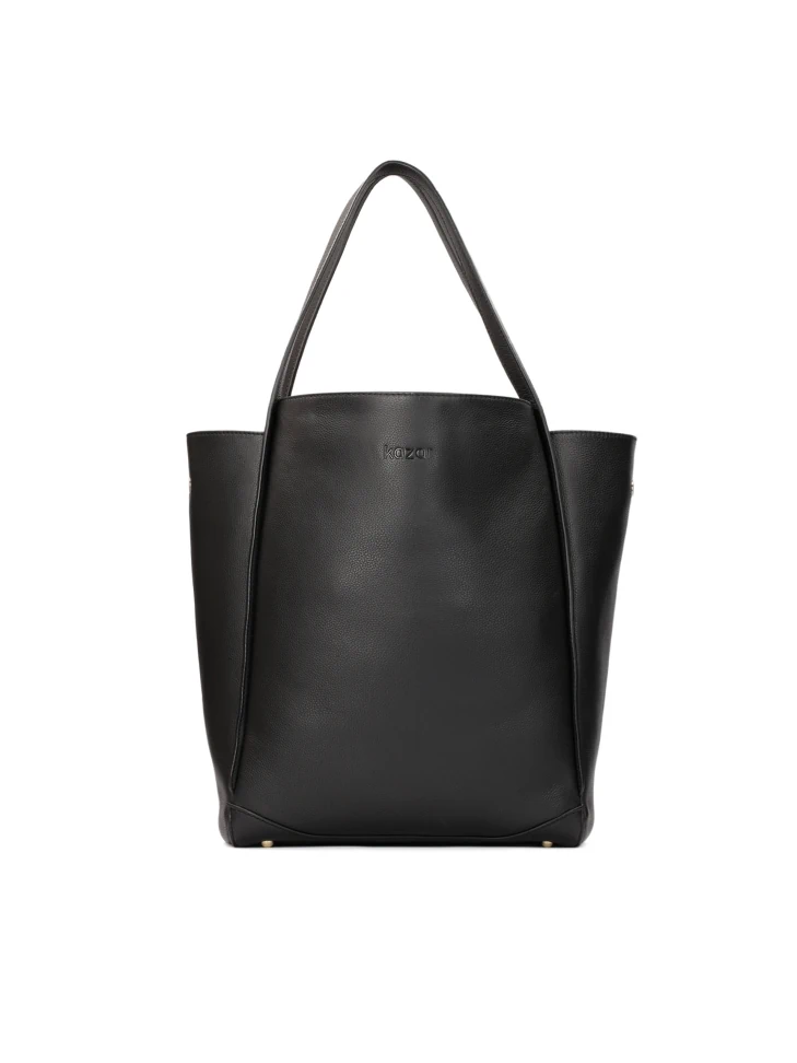 kazar Black minimalist shoulder bag