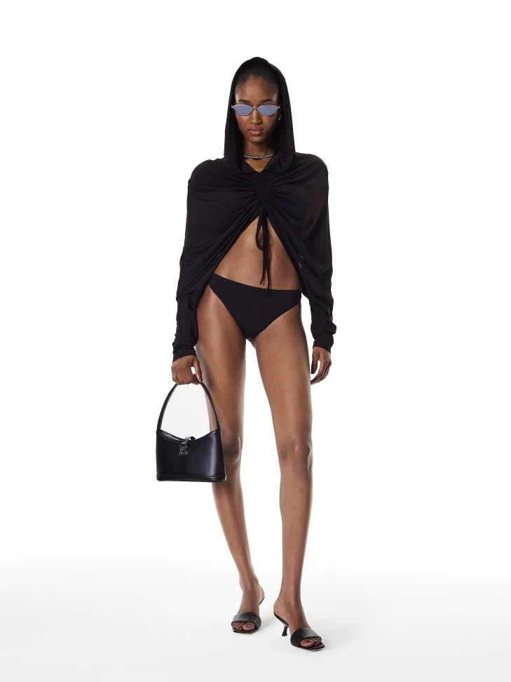 Kazar Black Mules With Low Original Heel