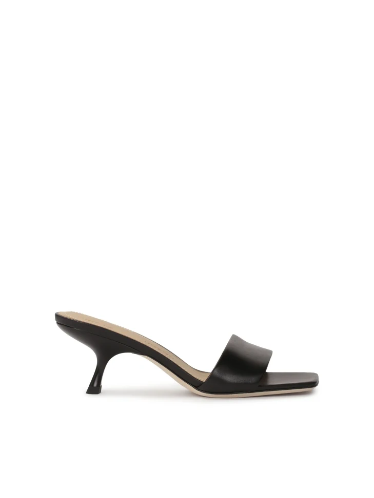 kazar Black mules with low original heel