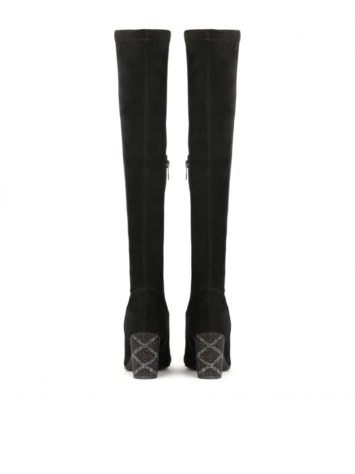 Kazar Black Musketeers With An Embellished Heel