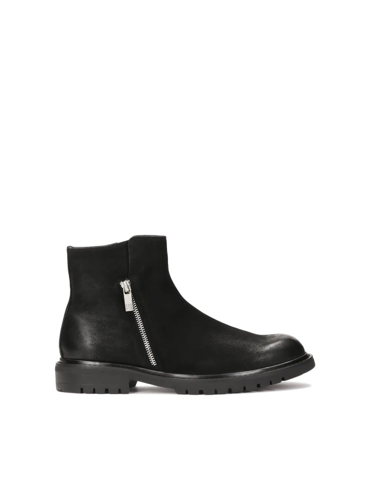 kazar Black nubuck boots