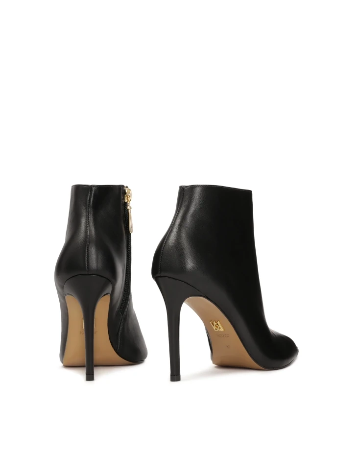 Kazar Black Open-toe Pointed-toe Boots